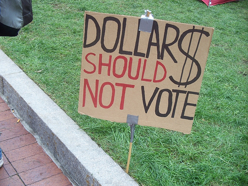 dollars Occupy Boston Tackles Campaign Finance Reform